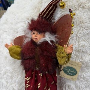 Vintage Windward Holidays Enchanted Ones Shelf Sitter Posable Elf
